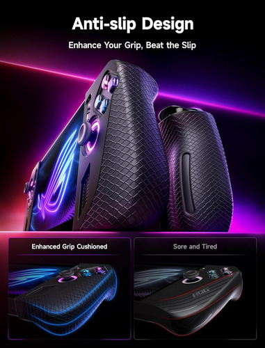 Capa De Proteção Jsaux Silicone Grip Compatível Com Rog Ally X, Rog Ally X Grip, Acessórios Asus Rog Ally X, Conjunto De Capa De Silicone