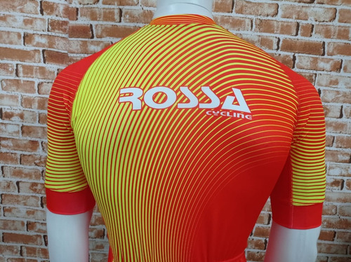 Imagem 2 de 5 de Camisa Ciclismo Alta Performance Flat Seamer Rossa Cycling