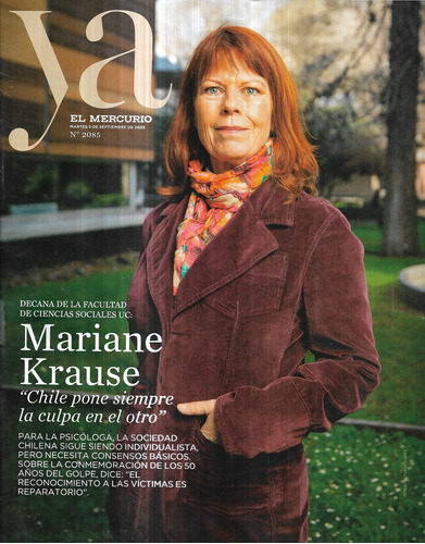 Revista Ya 2085 / 05-09-23 / Mariane Krause