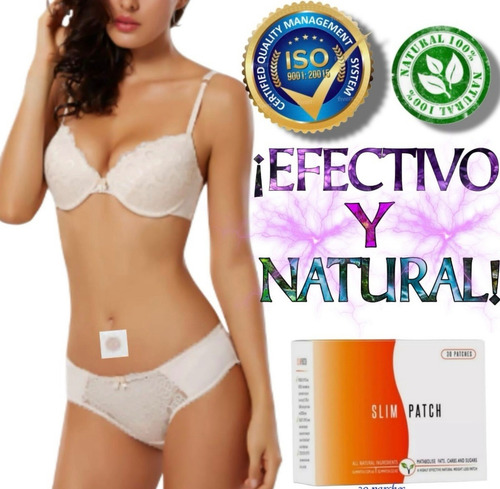 Parches Slim Patch Con Patente Para Adelgazar 60 Parches Tratamiento 100% Natural Adelgazante