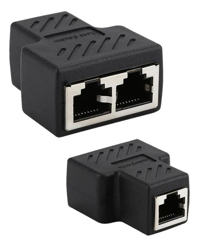 Adaptador Duplicador De Rede Rj45 Extensor De Rede Rj45 1x2