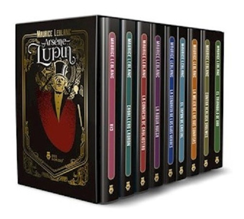 Arsene Lupin Estuche Completo - 9 Libros - Leblanc -fnd