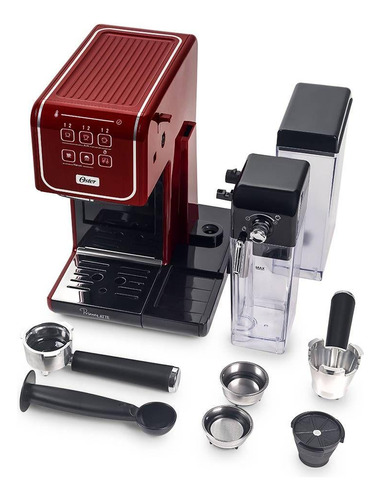 Cafeteira Oster Primalatte Touch Red 220v (bvstem6801r-057)