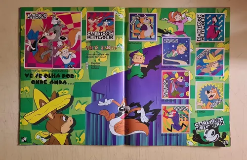 Cartoon Network 1996 Álbum De Figurinhas Completo V/fotos