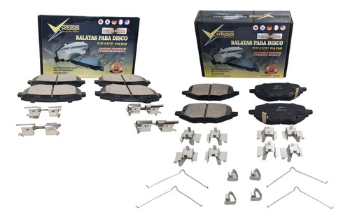 Balatas Delanteras & Traseras Chevrolet Captiva 1.5tur 2022 