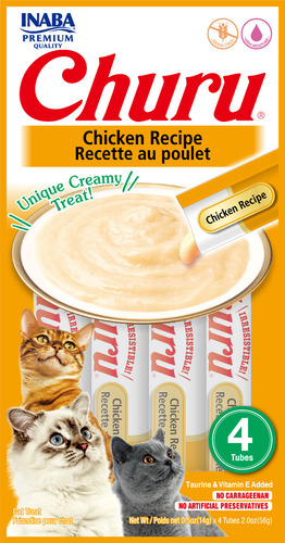 Premio Para Gato Snack Churu Sabor Pollo (56gr