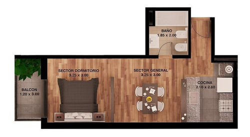 Imagen 6 de 7 de Cochabamba 1100 - Monoambiente En Venta En Rosario