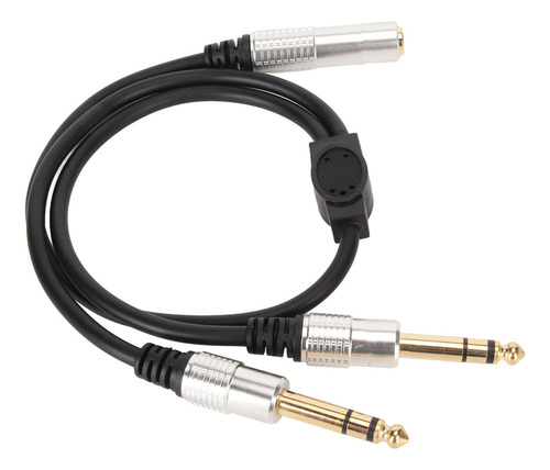 Cable Divisor En Y De 6,35 Mm, Mono Hembra A Doble Macho, 1/