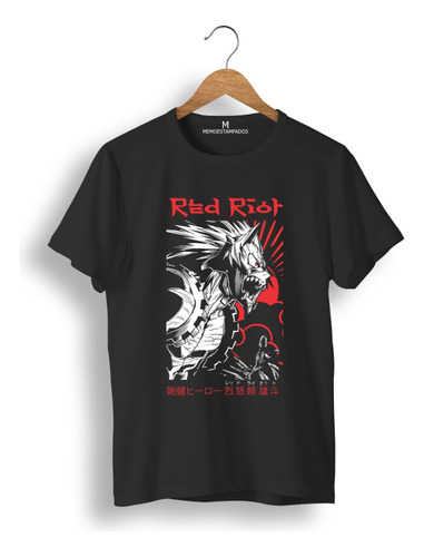 Remera: Red Riot Anime  Memoestampados