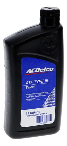 Aceite Caja Aut Atf Iii Cuarto Acdelco 52135407