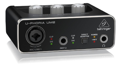 Imagem 2 de 4 de Interface de áudio Behringer U-Phoria UM2
