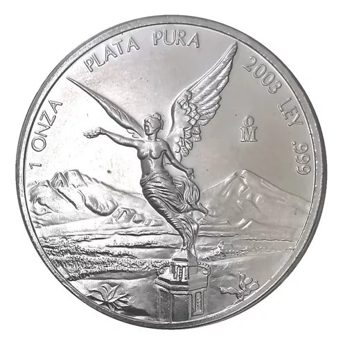 Onza Plata Pura Libertad 2003 Satin En Su Capsula