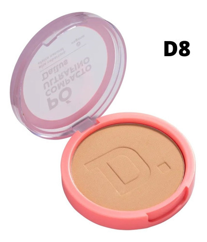 Pó Compacto Ultrafino Dailus 10g Cor D8 Médio