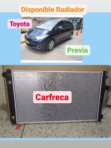 Radiador Toyota Previa 2007 2008 2009 2.5/3.5 Lts Rav4