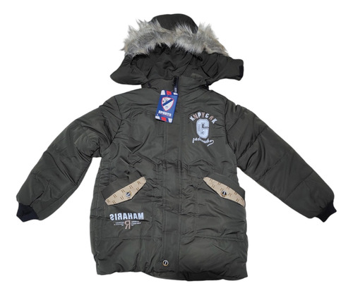 Campera Para Niños Talles 10 Al 16 Campera Inflable Con Piel