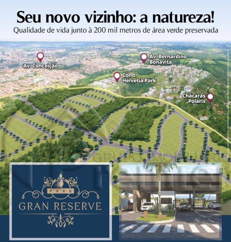 Imagem 4 de 5 de Terreno À Venda, 343 M² Por R$ 365.000,00 - Condomínio Gran Reserve - Indaiatuba/sp - Te0736