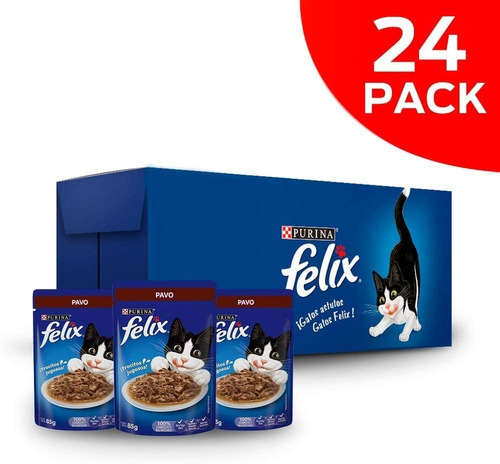 Gatos Felix Pack X24 Sobres 85g