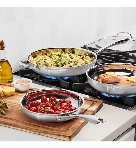 Cuisinart Juego De Sartenes De Acero Inoxidable 5 Pz