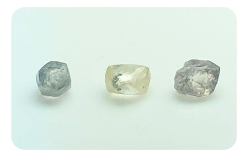 Diamante Bruto Natural 0,91 Cts (91 Pontos) Para Lapidar Branco