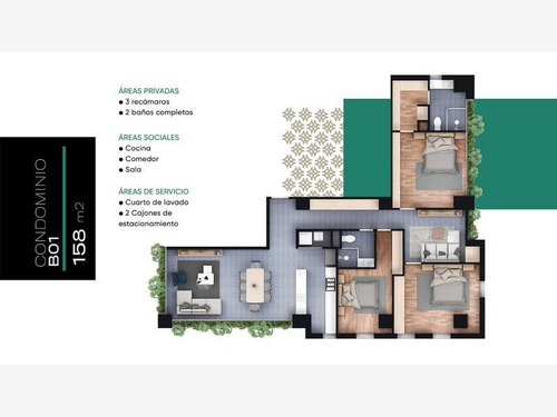 Imagen 6 de 8 de Departamento En Venta Agua Caliente