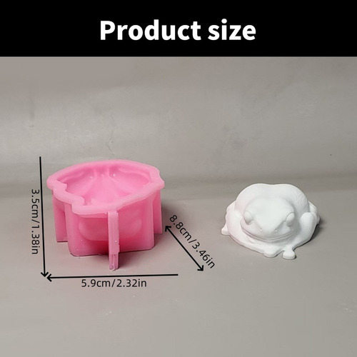 Moldes De Silicona Hechos A Mano Para Ranas, Yesos, Moldes P