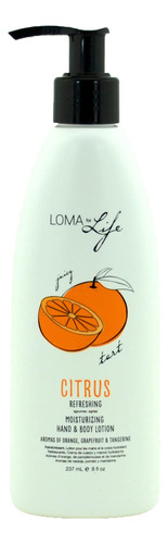 Loma Cuidado Del Cabello Citrus Locion Para Manos Y Cuerpo, 