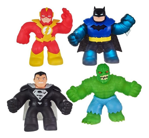 Boneco Elastico Goo Jit Zu Dc Flash Com Armadura Sunny 3156