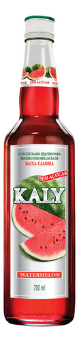 Xarope De Melancia Kaly Watermelon Zero Açúcar 700ml