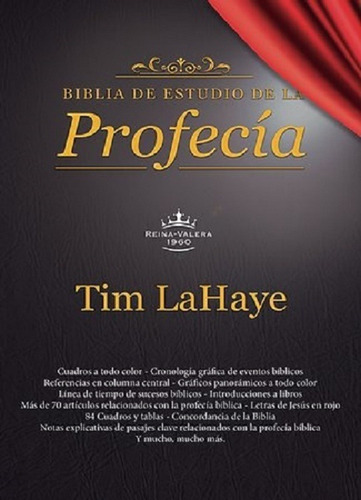 Imagen 2 de 10 de Biblia De Estudio De La Profecía Imitación Piel Café Oscuro