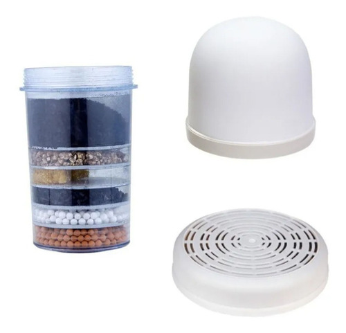 Kit De Filtros De Agua X 3 Repuesto Ceramica Disco Dimm Color Blanco