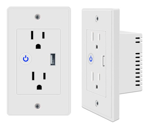 Enchufe Inteligente Usb Wifi Compatible Con Alexa