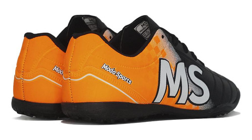 Mega Sports Botines - Diamond Tf Negro-naranja