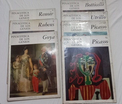 Antiguos Fasiculos Pinacoteca De Los Genios Editorialcodex