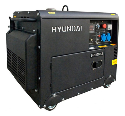 Generador Hyundai Diesel 5/5,3 Kw P/electrica Cerrado