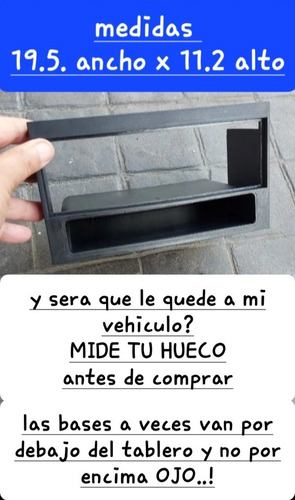 Base Frente Estereo 1 Din Express Van Espres Ban 2001 A 2007