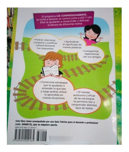 Imagen 2 de 2 de Libro - Programa Lee Comprensivamente - Libro De Actividades