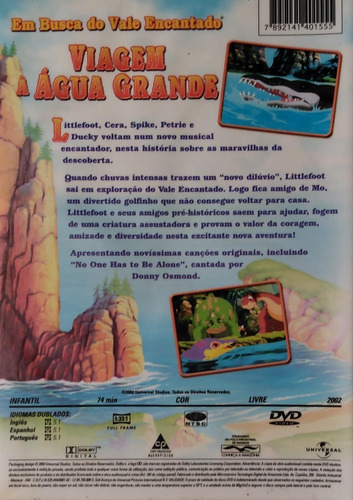 Em Busca Do Vale Encantado Ix 9 Viagem À Água Grande Dvd (Usado)
