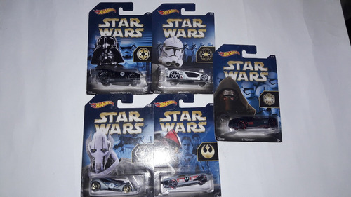 Hot Wheels Star Wars 2015 Die-cast 5 Vehiculos Disney Mattel