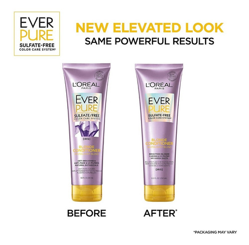 L'oreal Paris Everpure Acondicionador Rubio Sin Sulfatos