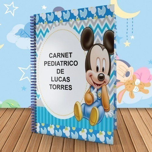 Cuaderno Agenda Pediátrica Imprimible Mickey / Powr Poin