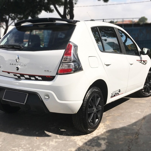 Kit Faixa Sandero Gt Line 2011 Adesivo Lateral Traseiro Capô
