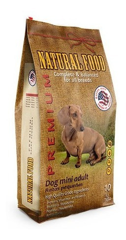 Alimento Perros Natural Food Mini, Razas Pequeñas 10 Kilos