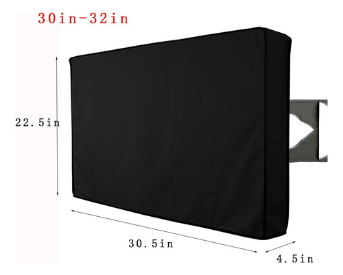1 Funda Para Tv Exterior 30 A 32 Pulgadas