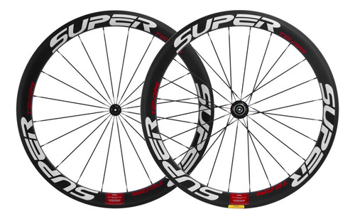 Superteam Clincher Juego De Ruedas De 50 Mm, 700 C, 23 Mm De