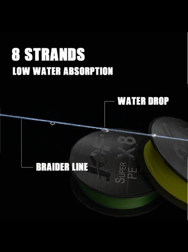 Linha Pesca Multifilamento 8x Jof 300mts 0,23mm 30 Lb 13,6kg