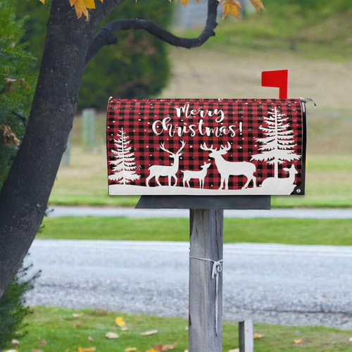 Aslsiy Fundas Magníticas Para Buzón De Árbol De Navidad, Dis