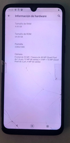 Moto G8 Plus Xt2019-2 64gb 4gb Ram Ppiezas Cambiar Pantalla Azul