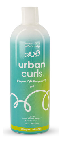 Gel Para Cabello Rizado Urban Curls Hidrata Anti Frizz 960ml