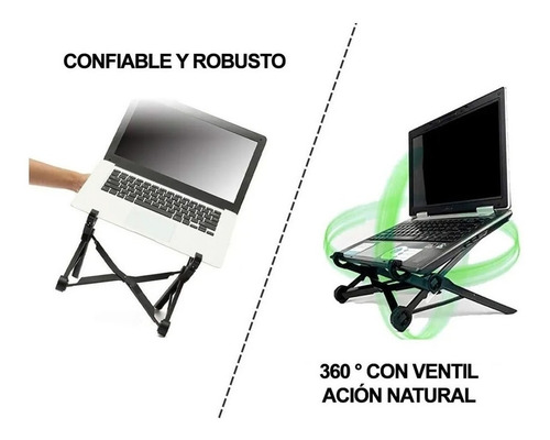 Base Soporte Notebook Tablet Vertical Plegable Cama Flexible