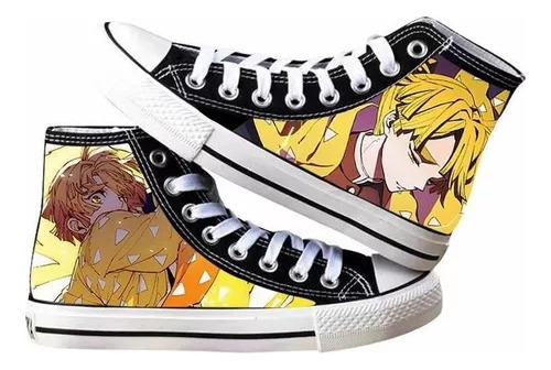 Zapatos De Lona Demon Slayer, Zapatos De Skate De Moda Anime